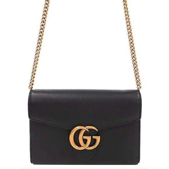 Gucci GG Marmont Chain Wallet Bag - Picture 1 of 5